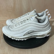 Nike Air Max 97 Mens Size 10 Sneakers Running Shoes 921826-101 Triple White - £28.97 GBP