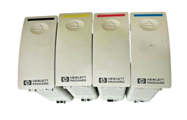 Hp Ink Cartridges 80-ml C4871A C4846 C4847A C4848A For HP 1055 Plotter P... - $81.14