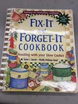 Vintage Cookbook Recipes Spiral Bound Slow Cooker Fix It And Forget It 2000 - £22.52 GBP