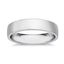 4.0mm 14K White Gold Comfort Fit Wedding Band Ring - $315.81