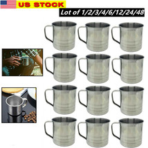 Choice of 1-96 Pc Stainless Steel Coffee Soup Mug Tumbler Camping Mug Cup 16oz - £4.66 GBP+