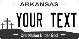 Arkansas Cross Christian Personalized Custom Novelty Tag Vehicle Car Auto Mot... - £13.17 GBP
