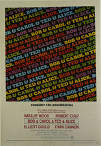 Bob &amp; Carol Ted &amp; Alice - Natalie Wood / Robert Culp - Movie Poster Fram... - £25.97 GBP