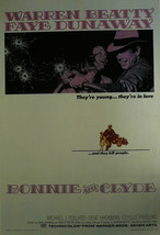 Bonnie & Clyde - Warren Beatty / Faye Dunaway - Movie Poster Framed Picture 11"x - £25.97 GBP