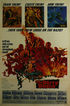 The Dirty Dozen - Lee Marvin / Ernest Borgnine - Movie Poster Framed Picture 11" - £26.13 GBP