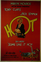 Some like it hot - Marilyn Monroe / Tony Curtis - Movie Poster Framed Pi... - $32.50