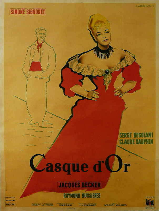 Casque d'Or (Golden Helmet) - Simone Signoret (French) - Movie Poster Framed Pic - £25.97 GBP