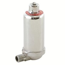 Angle Radiator Air Valve, Adjustable, Brass, Chrome - Eastman 20378 - $181.36 MXN