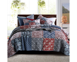 King Size Comforter Set- 100% Cotton Quilt (96 * 108 Inch) with 2 Pillow... - £125.13 GBP