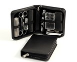 Bey Berk 11 Piece Travel Manicure / Shave Set in Black Leather Case - $65.95