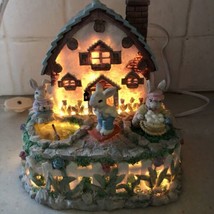 ABC Lighted / Animated Musical Easter Cottage Used Small - £16.07 GBP