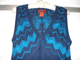 Missoni for Target 2011 Blue Chevron Maxi Dress SZ Small Excellent Condition - £23.84 GBP
