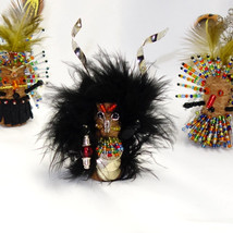 Ceremonial Figurine Tribal Figurine Collectible Solstice Ceremony Medicine Man - £38.36 GBP