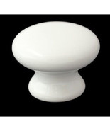 1 Liberty P95701CWC White Ceramic Mushroom 1&#39;&#39; Round Cabinet Knob - $2.99