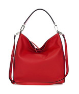 Gianni Chiarini Italian Made Natural Red Pebbled Leather Large Hobo Shou... - $6,403.29 MXN