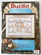 Bucilla Nativity Scene Christmas Holiday Counted Cross Stitch Kit 14&quot; x 10&quot; - £22.38 GBP