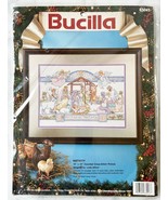 Bucilla Nativity Scene Christmas Holiday Counted Cross Stitch Kit 14&quot; x 10&quot; - £22.71 GBP