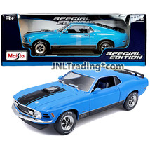 Maisto Special Edition 1:18 Scale Die Cast Car Blue 1970 Ford Mustang Mach 1 - £43.27 GBP