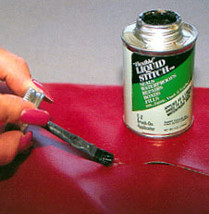 Liquid Stitch kit Leath Vinyl Fabric Repair Glue - £9.43 GBP