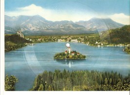 Old Musical 45rpm Singing Postcard BLED Jezero Slovenia Yugoslavia Predrag Gojko - £21.65 GBP
