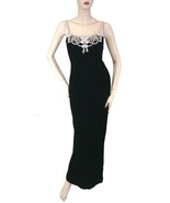 Vintage Carolyne Roehm Spaghetti Strap Velvet Dress Size 6 - $2,100.00