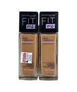 Maybelline Fit Me Dewy Smooth Foundation 1 fl oz 130 Buff Beige Lot Of 2 - $9.85