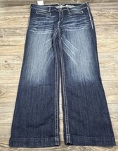 Ariat Jeans Women Blue Trouser Jeans Wide Leg Cotton Stretch Plus Size 2... - $74.25