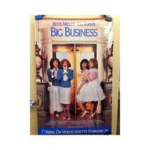 BIG BUSINESS Original Home Video Poster Bette Midler - £14.34 GBP
