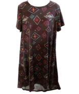 Lularoe Carly Swing Womens Aztec Print Short Sleeve XL Dress - £14.98 GBP