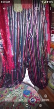 OOAK STRIPED PARIS DESIGN FAB DELUXE TRIBAL ATS GYPSY MOROCCAN PANTALOONS - $89.09