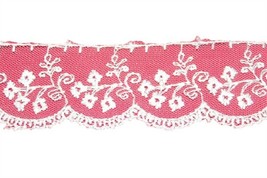 Lace of Tulle Ribbon High 4 CM SWEET TRIMS 60203 Trimming Edge - £0.95 GBP+