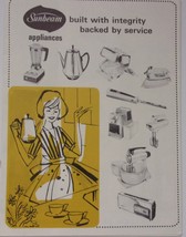 Vintage Sunbeam Appliances Product Booklet 1972 - $3.99
