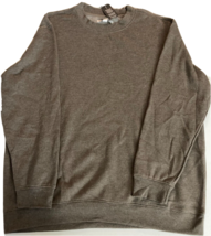 And Now This Men&#39;s Fleece Pullover Sweatshirt in Charcoal-Large - £17.30 GBP