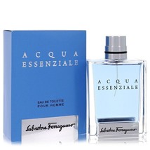 Acqua Essenziale by Salvatore Ferragamo Eau De Toilette Spray 3.4 oz for Men - £36.42 GBP