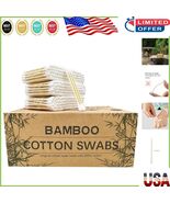 Hygienically-Sealed Bamboo Swabs Set - 1200pcs for Crafting &amp; Daily Care - $26.56 CAD