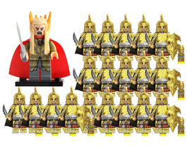 LOTR Elven king Thranduil &amp; Mirkwood Elves Army Set F 21 Minifigures Lot - £19.08 GBP