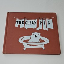 VTG The Clean Pig Hardcover Book Leonard Weisgard 1952 Ex-Lib AS IS READ - £30.97 GBP