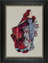 MD128 &quot;Red&quot; Mirabilia Design Cross Stitch Chart With Embellishment Pack ... - £40.66 GBP