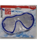 Dolfino Premier Youth Adjustable Head Strap Latex Free Swim Goggles Blue - $417.38 MXN