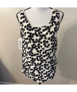Don Caster Black Polkadot Blouse NWT Size S - $456.10 MXN