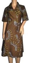 Global Mamas Handmade Sunburst Batik Wrap Dress (medium) - £39.07 GBP