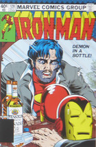 Iron man Demon in a Bottle (Marvel Comics)  - Comic Cover Art  - Framed Picture  - £26.05 GBP