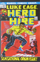 Luke Cage Hero for Hire (Marvel Comics)  - Comic Cover Art  - Framed Picture 12&quot; - £25.38 GBP