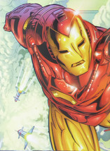 Iron man (Marvel Comics)  - Comic Cover Art  - Framed Picture 12&quot;x16&quot;  - £26.05 GBP
