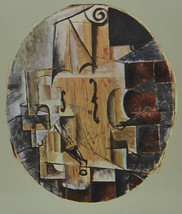 Pablo Picasso - Violin (Violin 1912) - Framed Picture 12&quot;x16&quot;  - £25.91 GBP