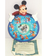 Disney Collector Plate Mickey 75th Anniversay Bradford Mickey Milestones... - $69.95