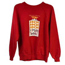 Hanes Activewear Mens Red Pullover Crewneck Long-Sleeve Sweatershirt Ext... - $13.30