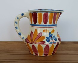 Vintage hand painted Persianware lidded small pitcher made in Germany - $19.99