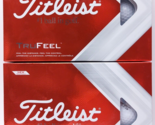 Titleist Tru Feel White 2x Dozen Golf Balls New 24 Total 2 Packs - $43.61
