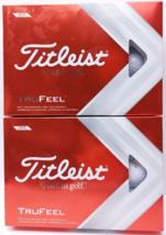 Titleist Tru Feel White 2x Dozen Golf Balls New 24 Total 2 Packs - £34.15 GBP